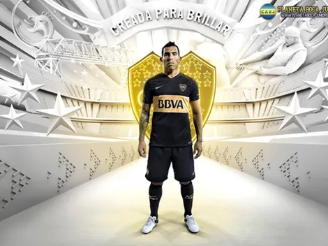 Negra y dorada: Salió la nueva camiseta alternativa de Boca