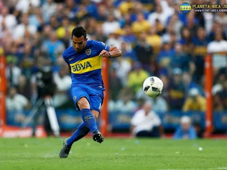 Tevez: "Me sentí bien de 9"