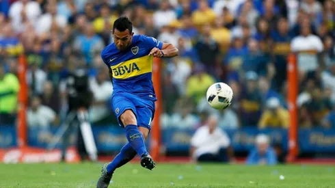 Tevez: "Me sentí bien de 9"