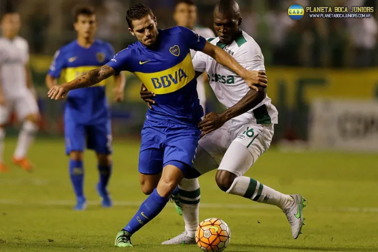 Fernando Gago en el último enfrentamiento ante Deportivo Cali.