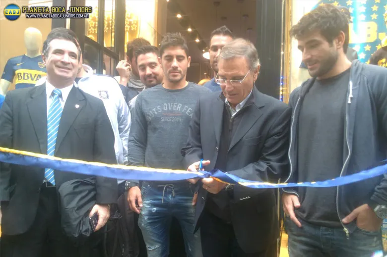 Ferrari, Lodeiro y Erbes, en la inauguración.