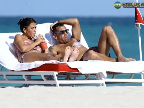 Tevez descansa en Miami