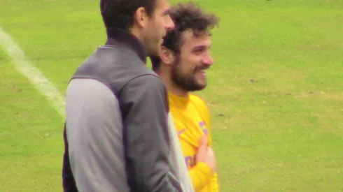 Del Potro pasó a visitar a Osvaldo