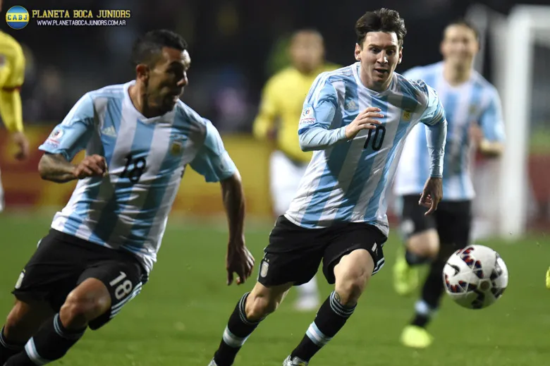 Messi y Tevez, la dupla que no estará en la Copa América.