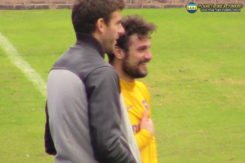 Del Potro,  de visita en el club.