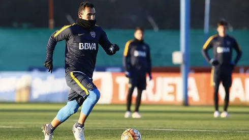Rodó la pelota en Ezeiza
