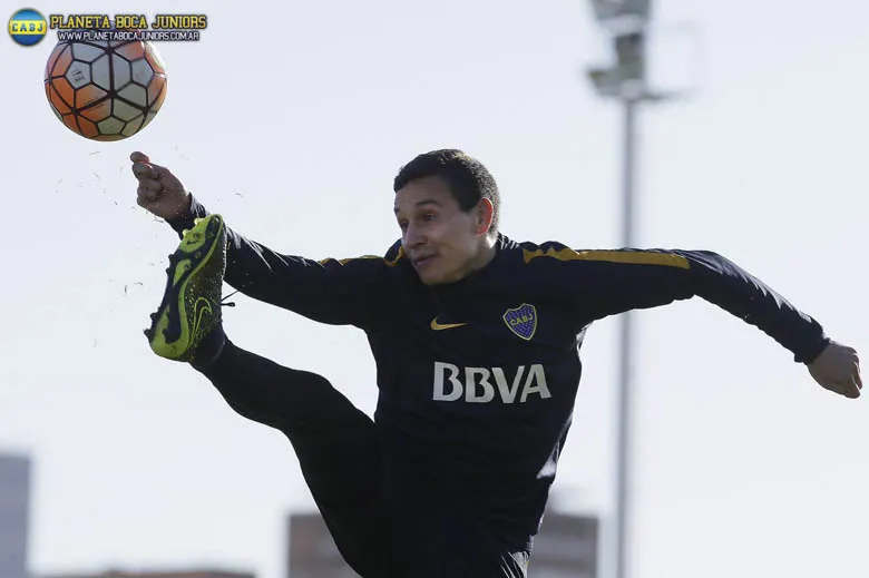 El volante durante la práctica. Foto: Prensa CABJ