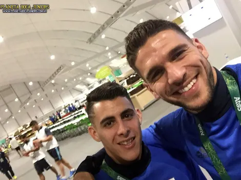 Con los Olímpicos en el plantel