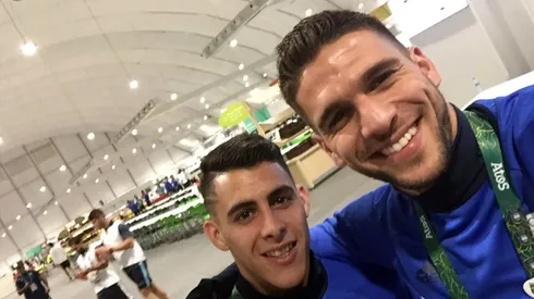 Con los Olímpicos en el plantel