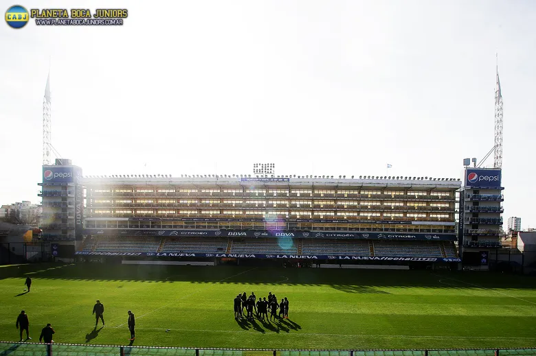 Boca Juniors sigue con los trabajos. Foto: Prensa C.A.B.J.