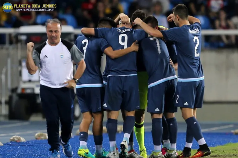 El exBoca le dio el triunfo a Argentina.