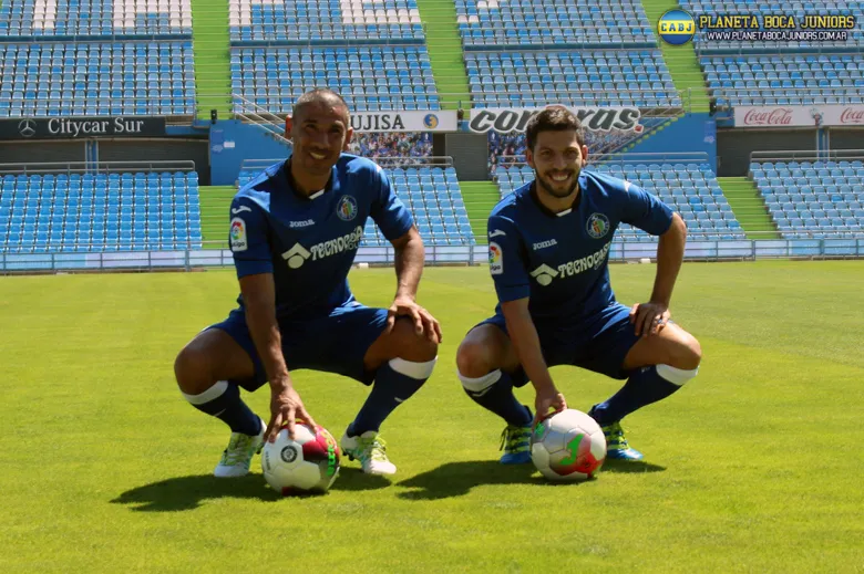 Daniel Díaz con la camiseta de Getafe.