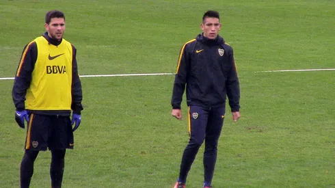 Centurión junto al grupo