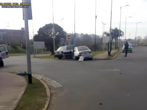 Se accidentó Centurión