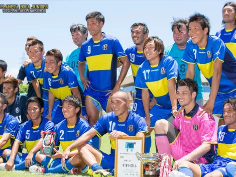 Takahara fundó un club con la camiseta de Boca