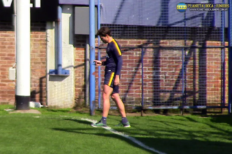 Gago, en pleno trabajo diferenciado.