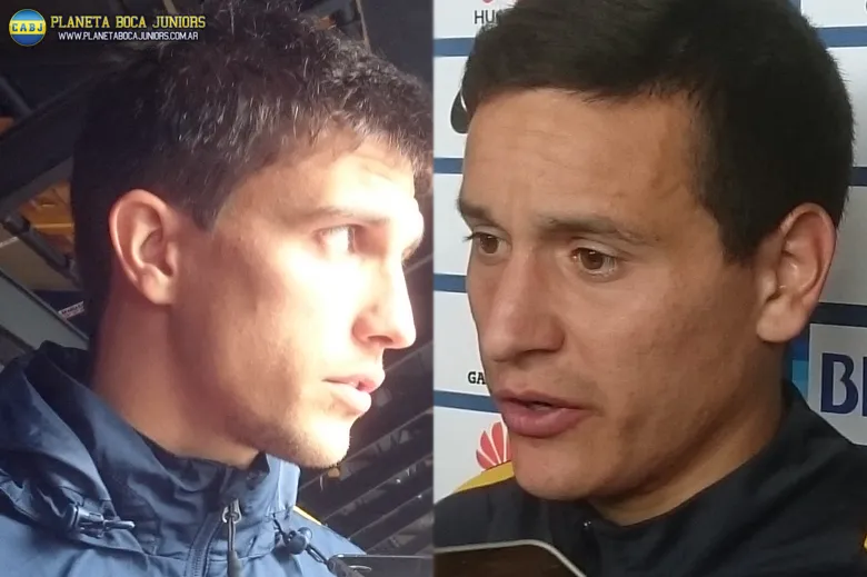 Vergini y Zuqui hablaron con la prensa.