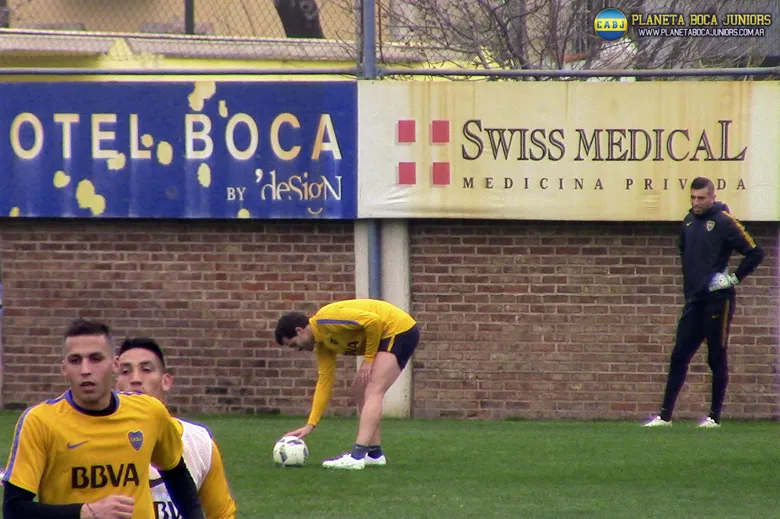 Gago trabajando con pelota.