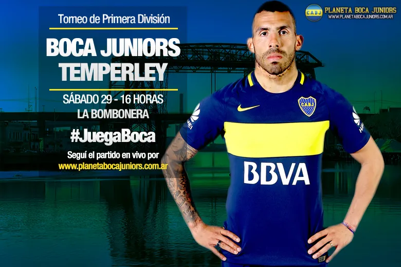 Boca se mide con Temperley.