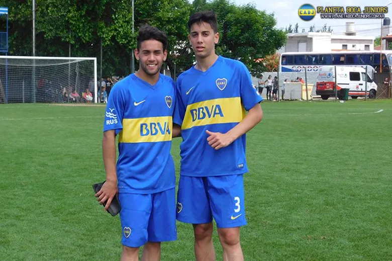 Agustín Sández y Alexander Fernández de la octava división.