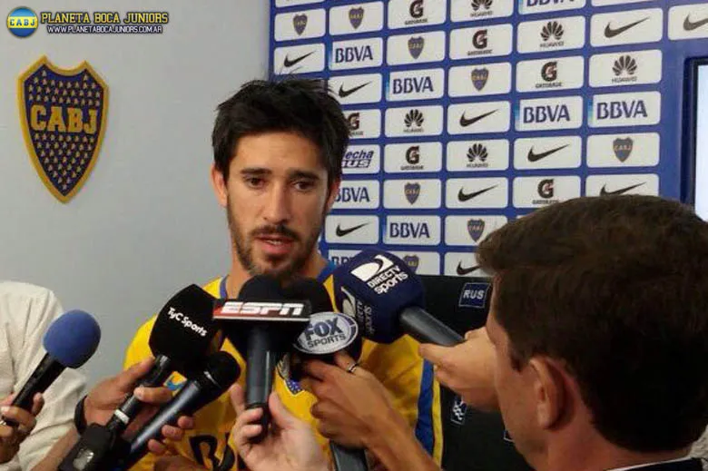 Pablo ante los medios. Foto: Prensa CABJ.