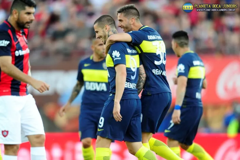 Gol y lesión. Así fue la tarde de Benedetto.