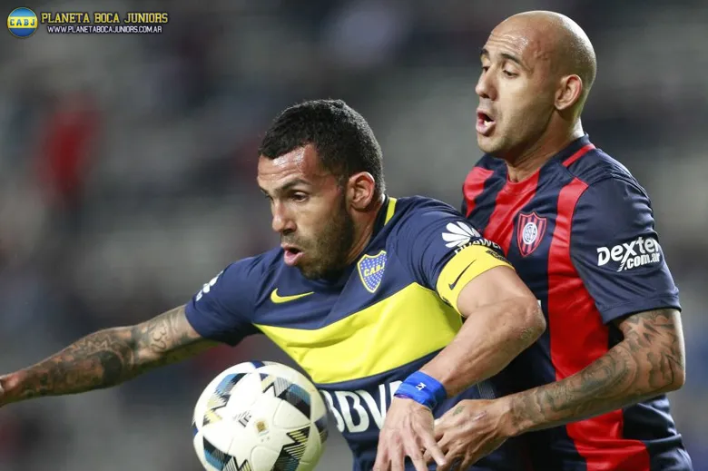 Tevez ante San Lorenzo.