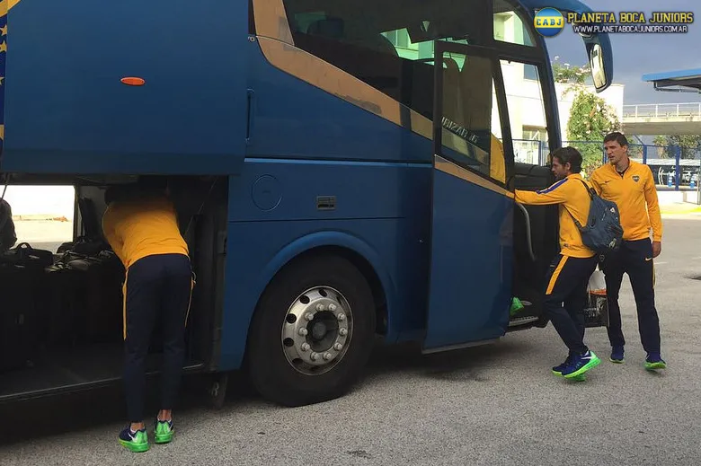 El plantel ya arribó al país. Foto: Prensa C.A.B.J.