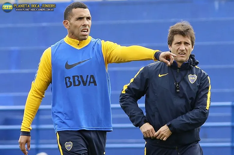 Tevez dice presente. Foto: Prensa C.A.B.J.