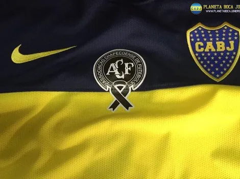 La camiseta con la que Boca homenajeará a Chapecoense