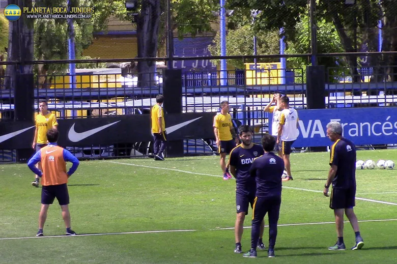 El equipo en la práctica.