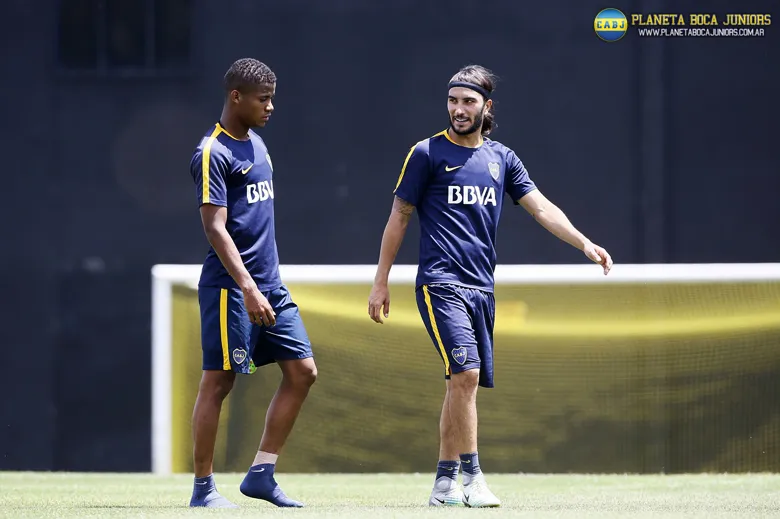 El mediocampista busca ganarse su lugar en el equipo titular. Foto: Prensa C.A.B.J. 
