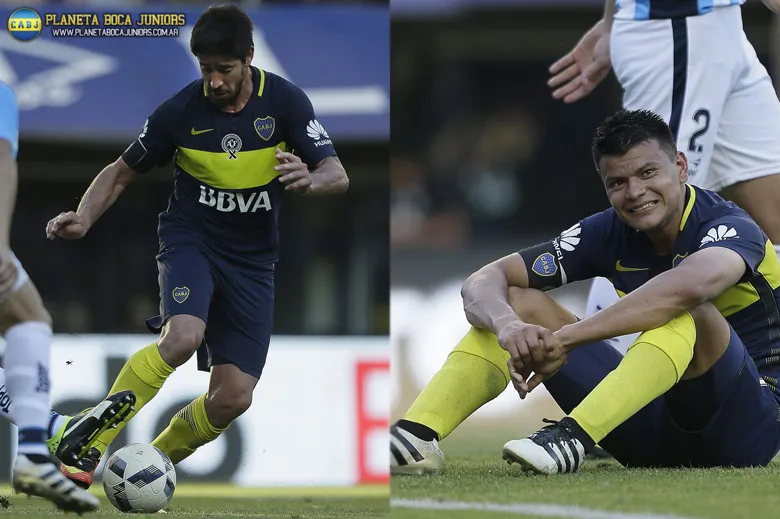 Pablo Pérez y Walter Bou terminaron con dolencias. Foto: Prensa C.A.B.J.