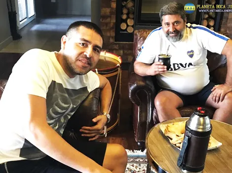 Riquelme se juntó con Angelici