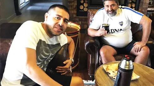 Riquelme se juntó con Angelici