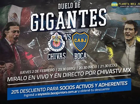 Descuento para el amistoso
