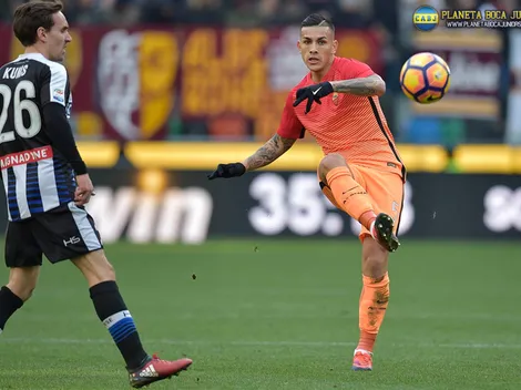 Paredes fue titular en el triunfo de la Roma