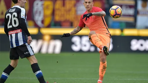 Paredes fue titular en el triunfo de la Roma