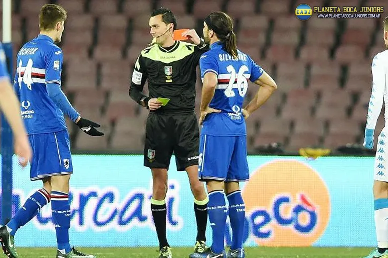 Silvestre vio la roja.