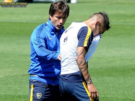 Centurión no terminó la práctica