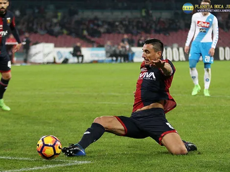 Burdisso fue titular en la derrota de Genoa