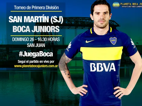 En vivo: San Martín (SJ) – Boca Juniors
