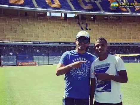Solís, el colombiano que está a prueba en Boca
