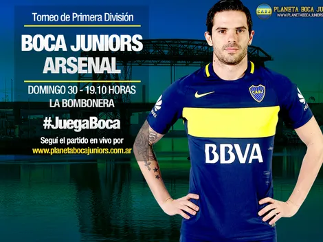 Mirá el partido en vivo: Boca Juniors vs Arsenal de Sarandí