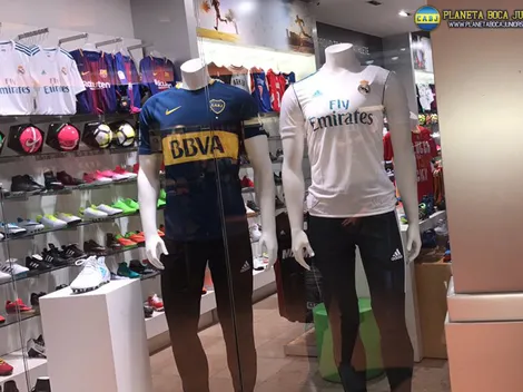 Ya se vende la nueva camiseta de Boca