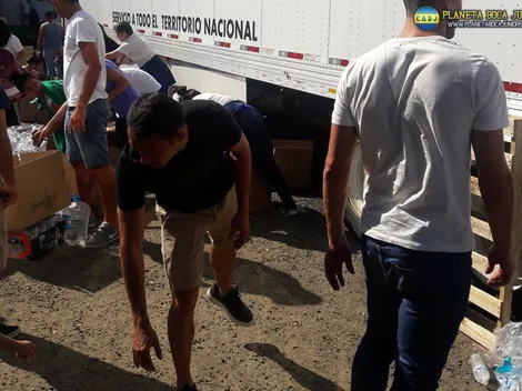 Gran gesto: un exjugador de Boca ayuda a los damnificados en México