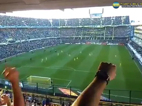 Fiesta en La Bombonera: grabó desde la tribuna y se le voló la cámara