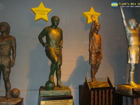 Nueva estatua para un ídolo de Boca