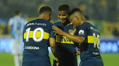 Los colombianos son la alegría del vestuario