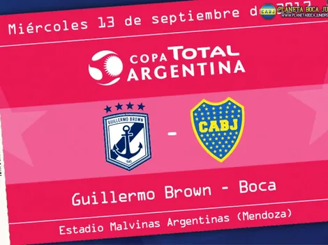 Venta de entradas: Boca Juniors vs Gmo. Brown de Puerto Madryn